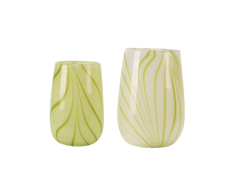 Zinnia vase, white