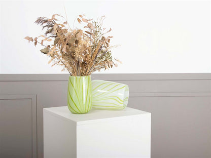Zinnia vase, white