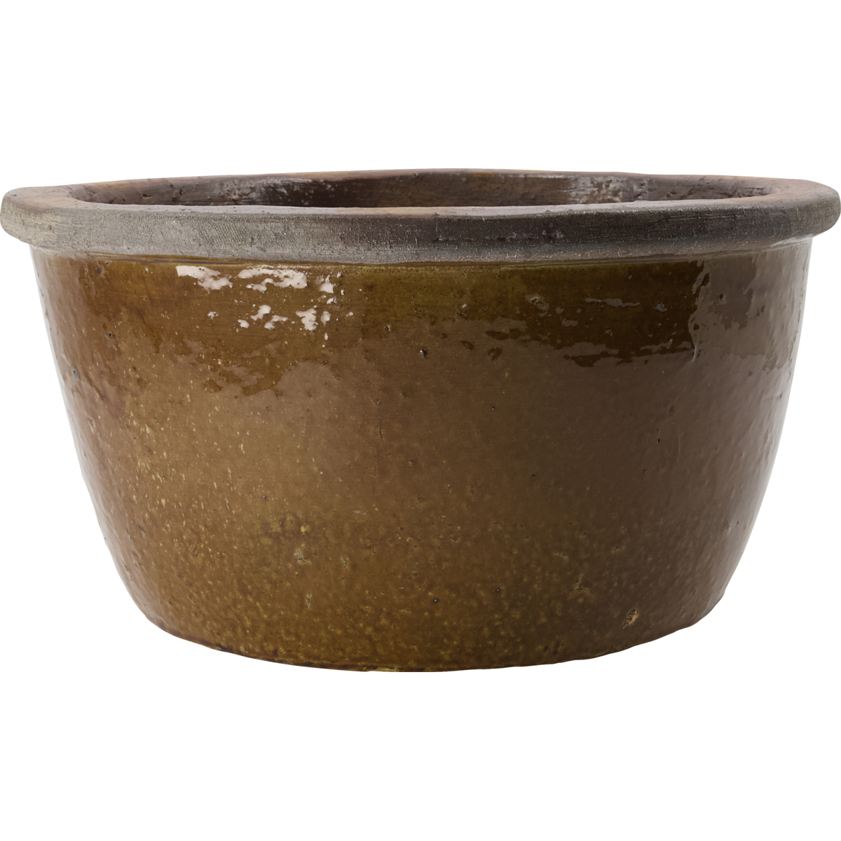 Herbal pot, Hdwhai, mustard yellow