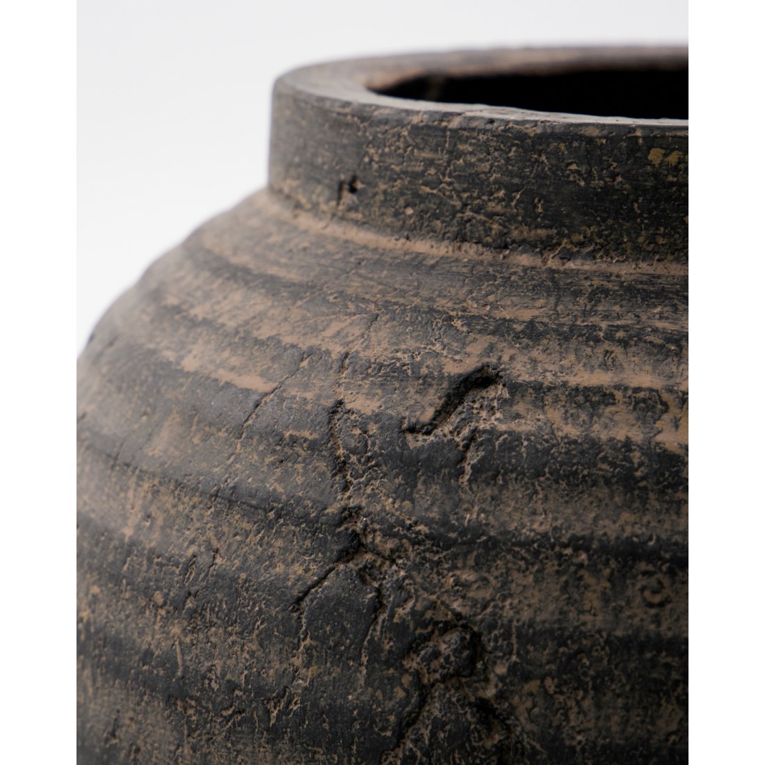 Herbal pot, hdhafa, gray; brown