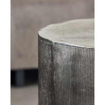 Coffee table, hdrota, brushed silver