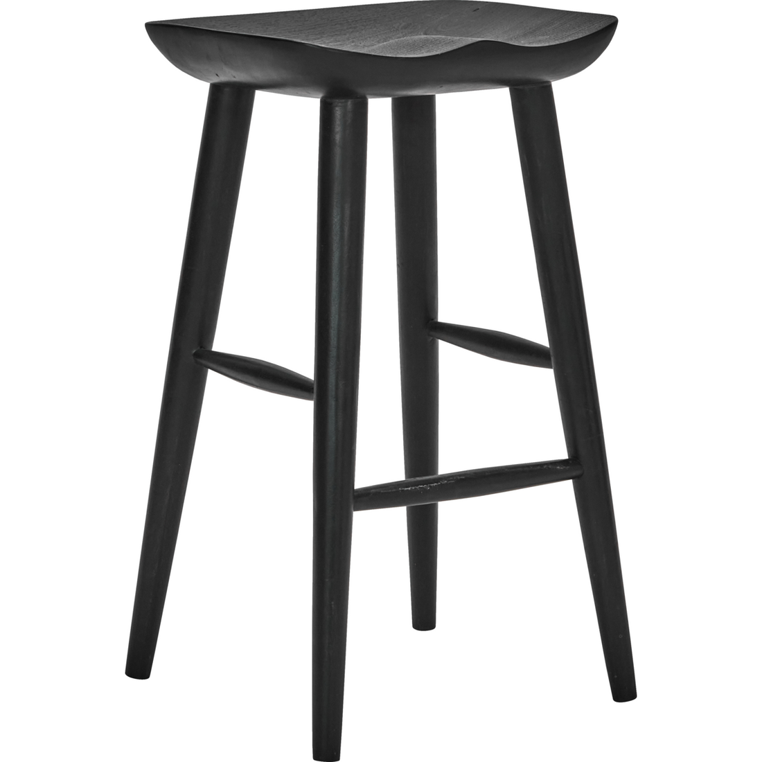 Stool, hdbar, black