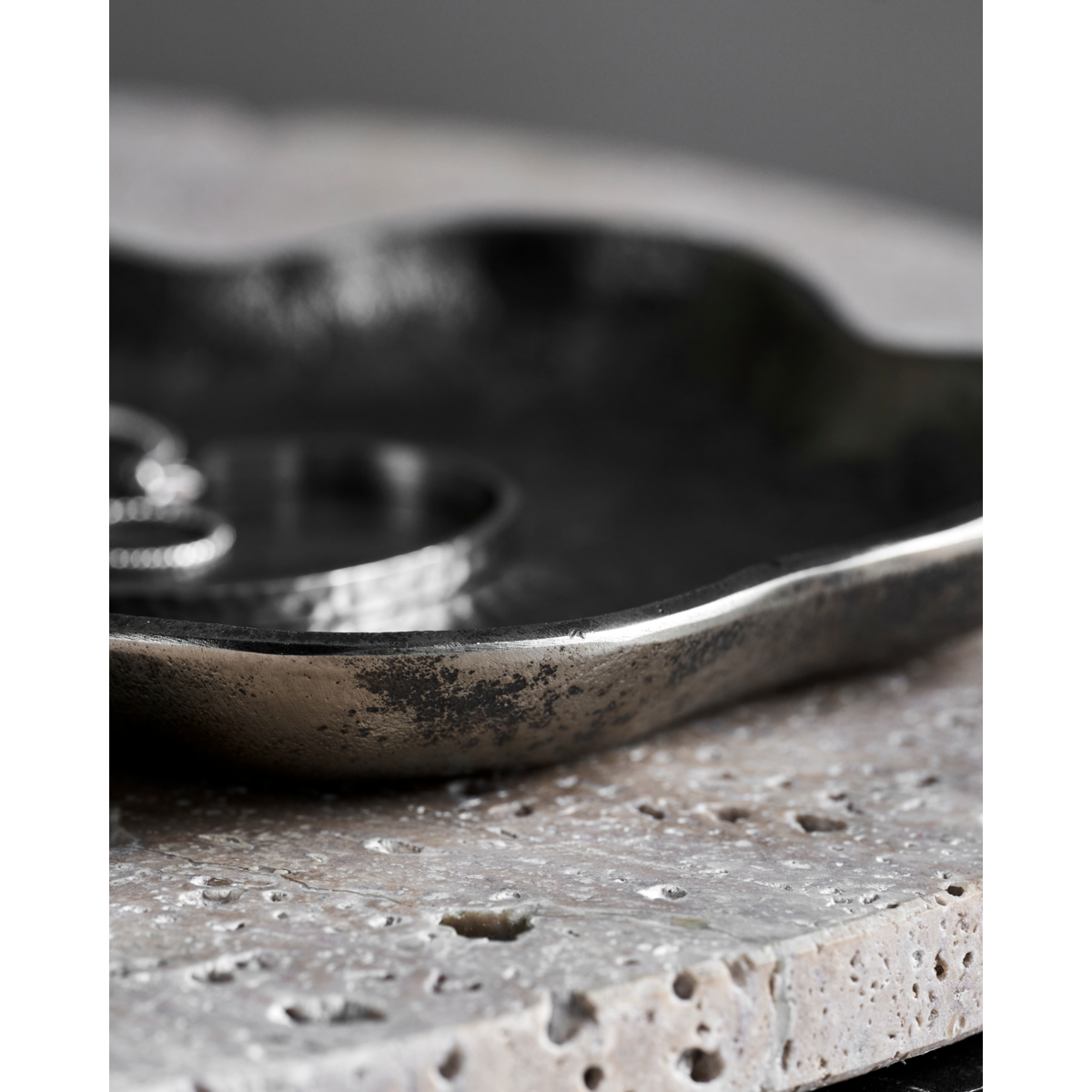 Tray, hdtalas, antique brass finish