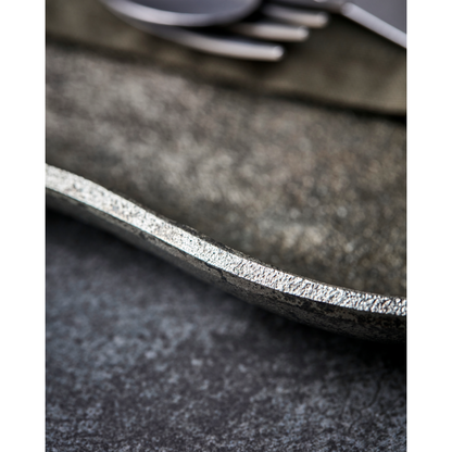 Tray, hdtalas, antique brass finish