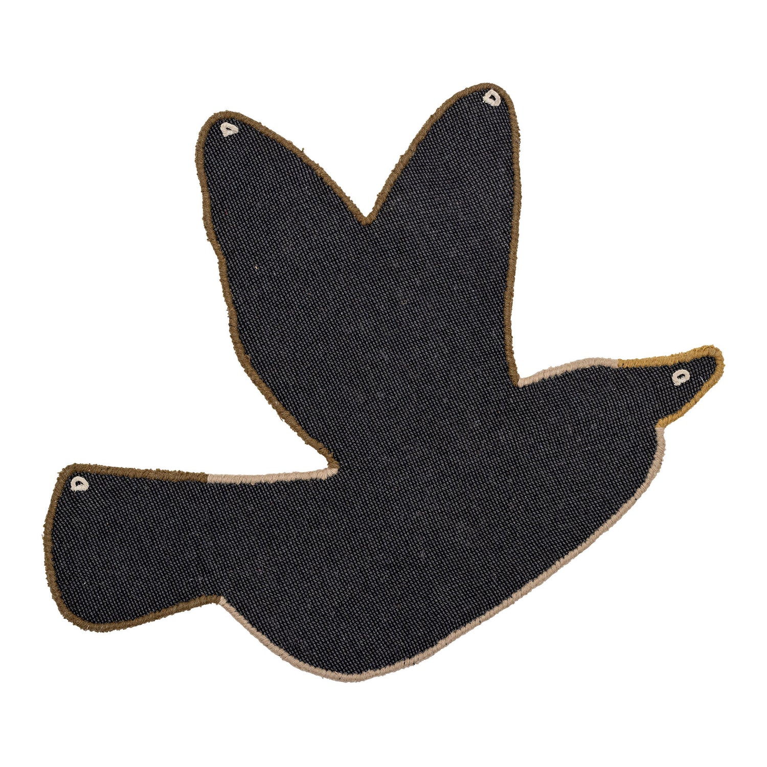 Bloomingville Mini Blue Jay Carpet, Blue, Wool