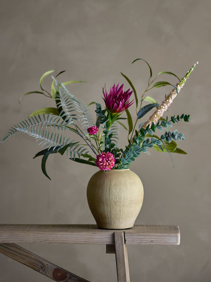 Bloomingville Crown bouquet, red, artificial flowers