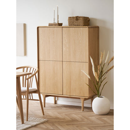 Darwin Cabinet - Cabinet, oak 100x40x140 cm