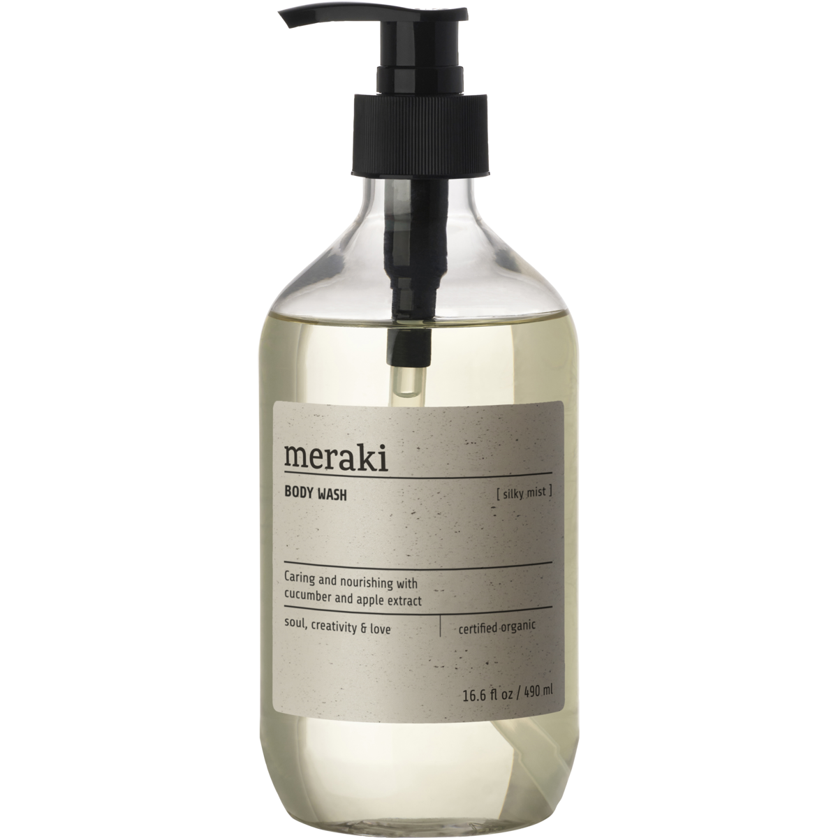 Body Wash, Silky Mist, Ready
