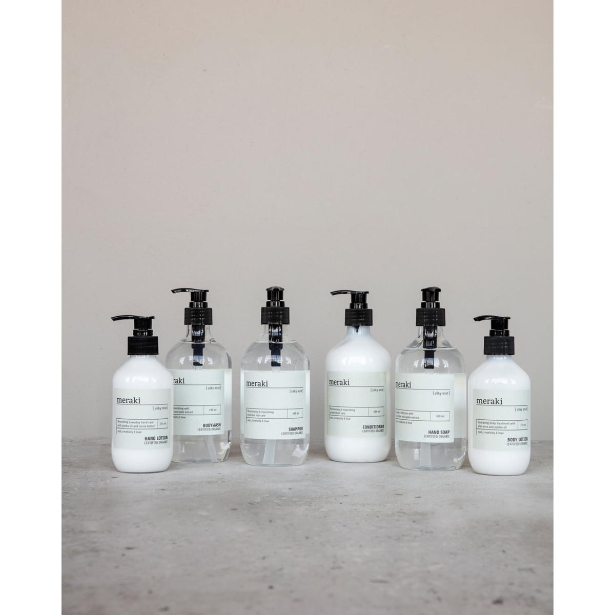 Body Wash, Silky Mist, Ready