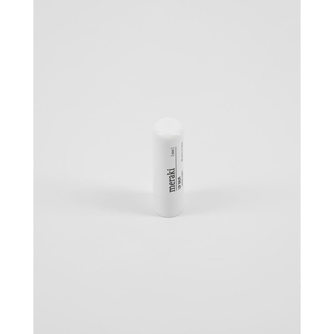 Lip balm, mint, white