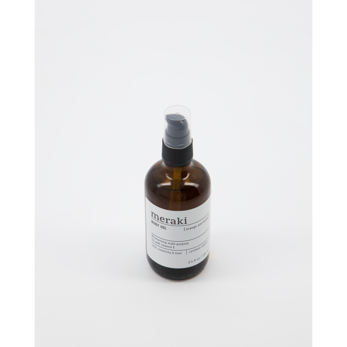 Body Oil, Orange &amp; Herbs, Brown