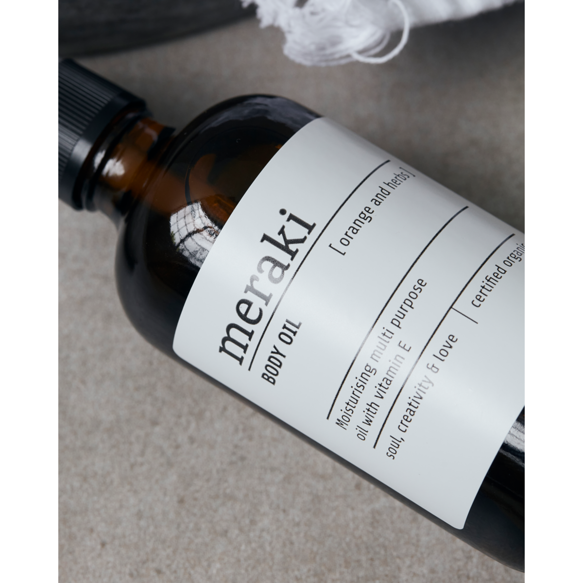 Body Oil, Orange &amp; Herbs, Brown