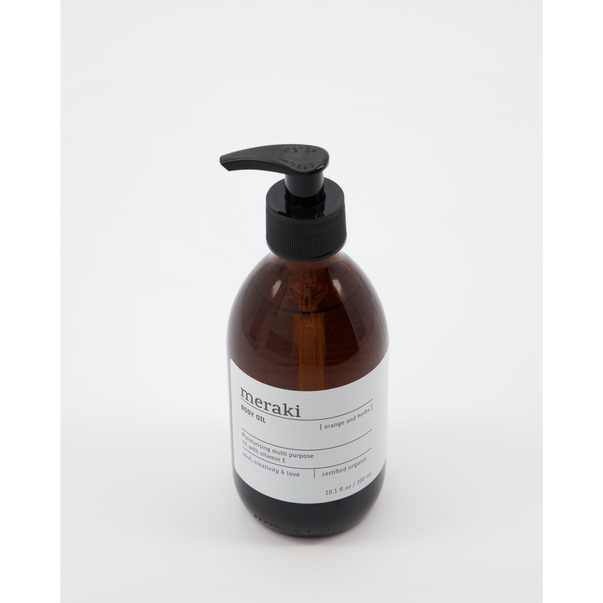 Body Oil, Orange &amp; Herbs, Brown