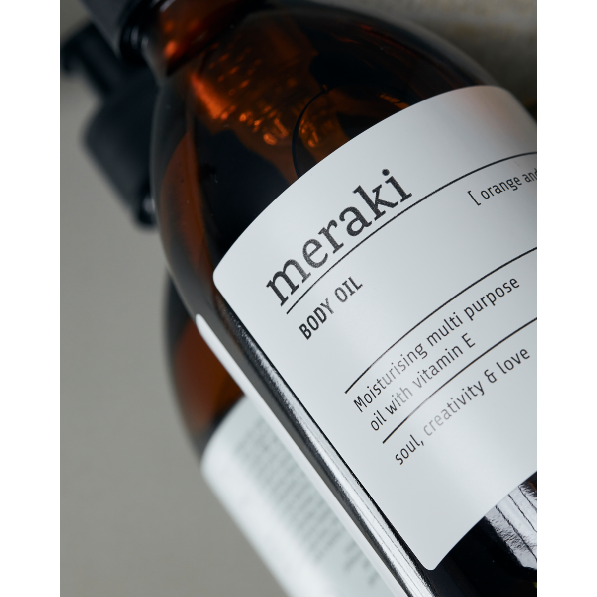 Body Oil, Orange &amp; Herbs, Brown