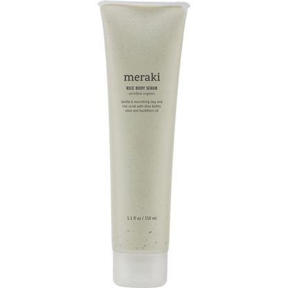 Rice body scrub, white