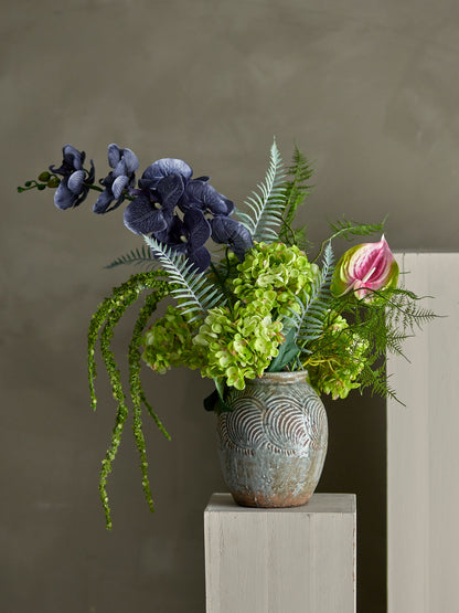 Bloomingville poetry bouquet, green, artificial flowers