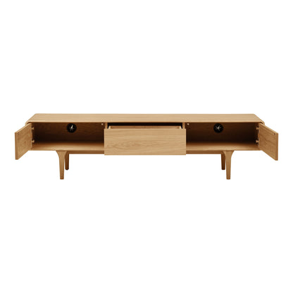 Darwin TV bench - TV bench, oak 180x45x45 cm