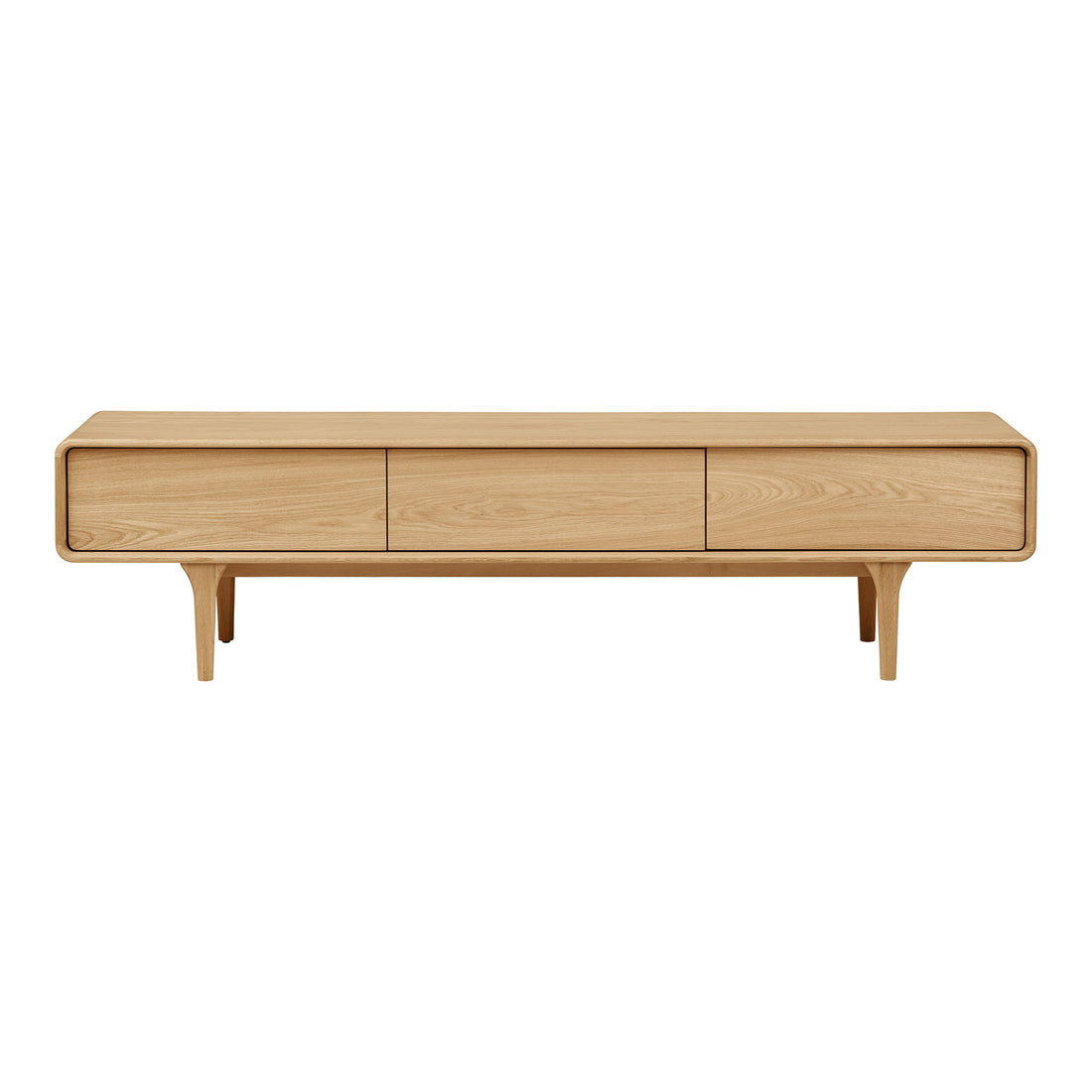 Darwin TV bench - TV bench, oak 180x45x45 cm