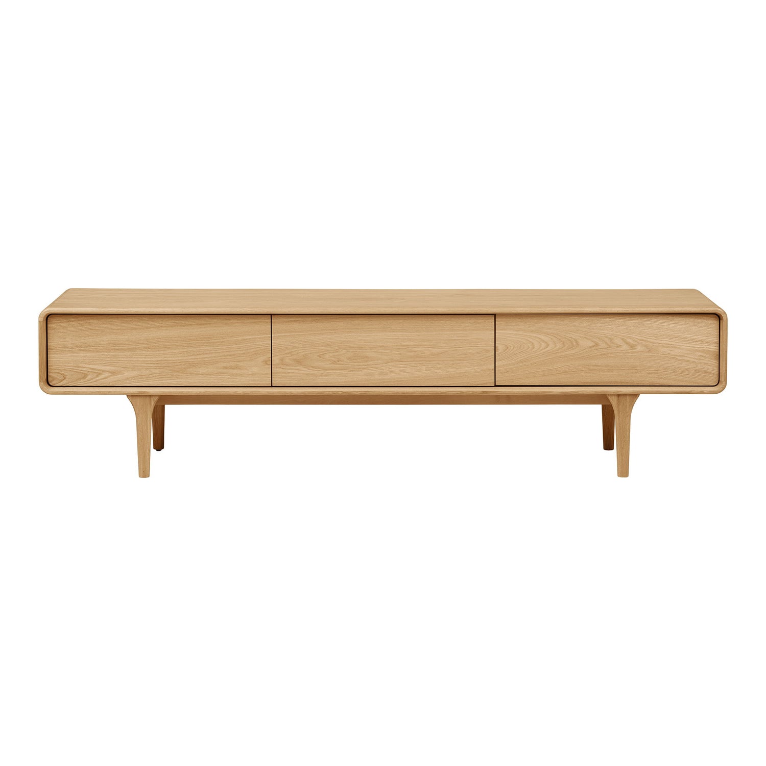 Darwin TV bench - TV bench, oak 180x45x45 cm