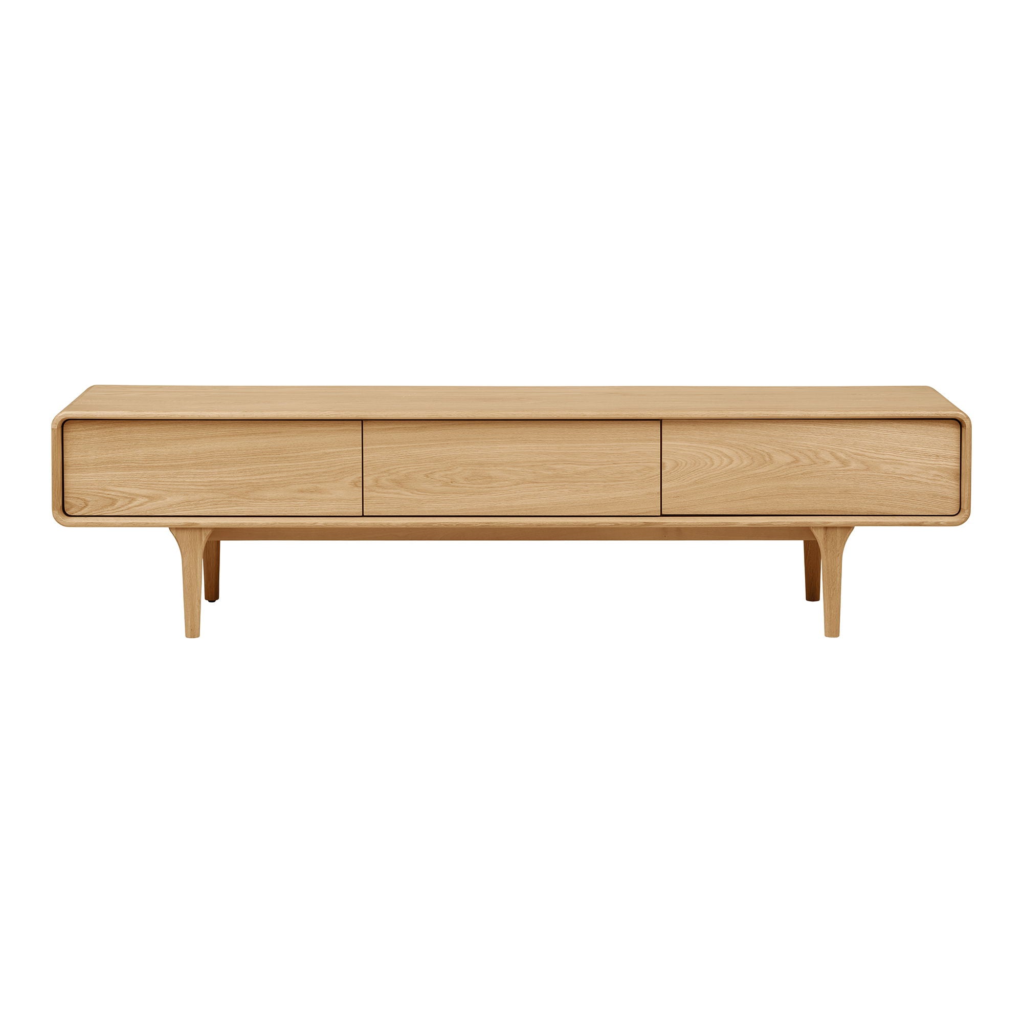 Darwin TV bench - TV bench, oak 180x45x45 cm