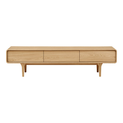 Darwin TV bench - TV bench, oak 180x45x45 cm
