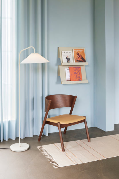 Oblique Lounge chair Seat  Dark brown - 64x64xh75cm