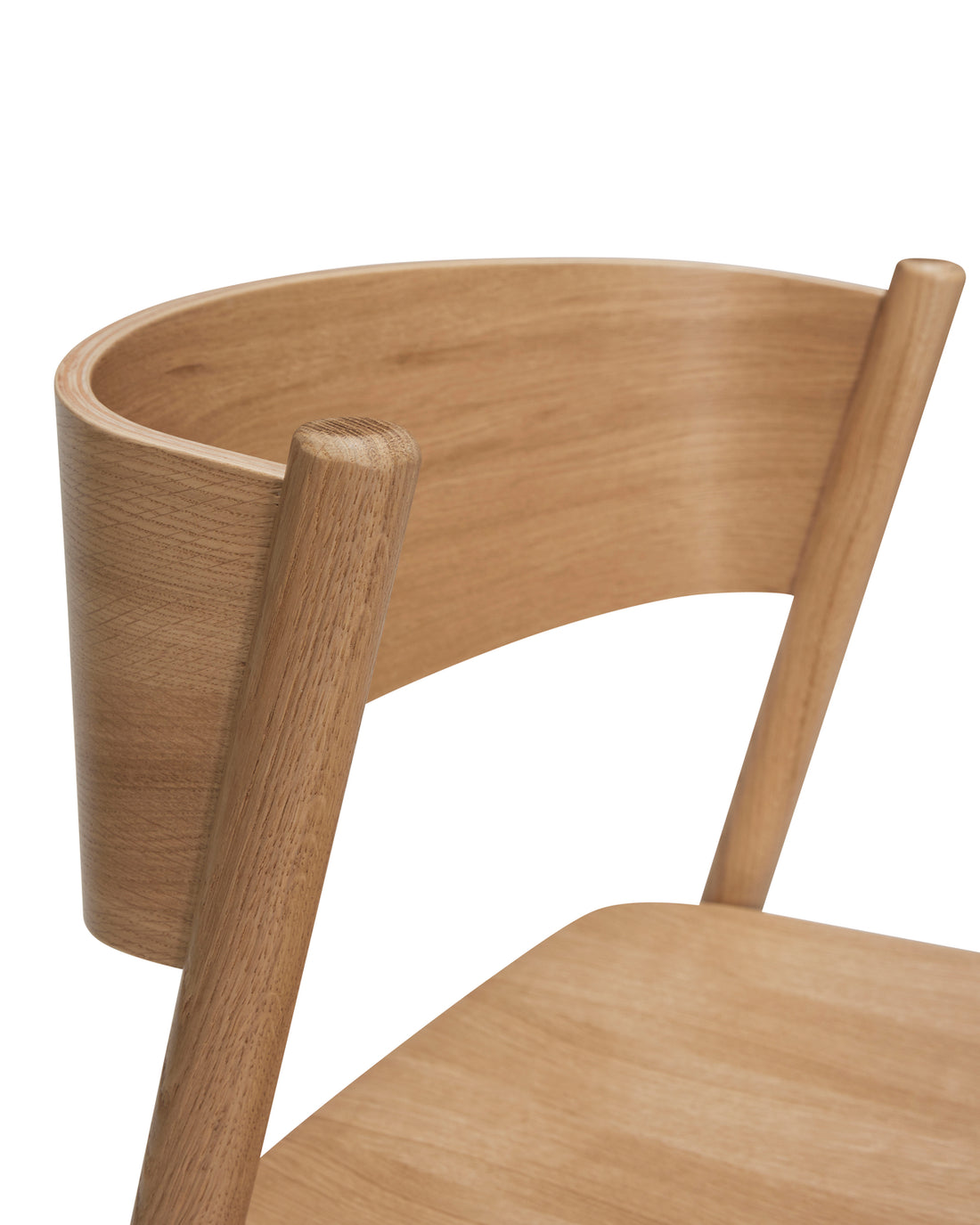 Oblique Barstool Natural - 50x55xh103cm