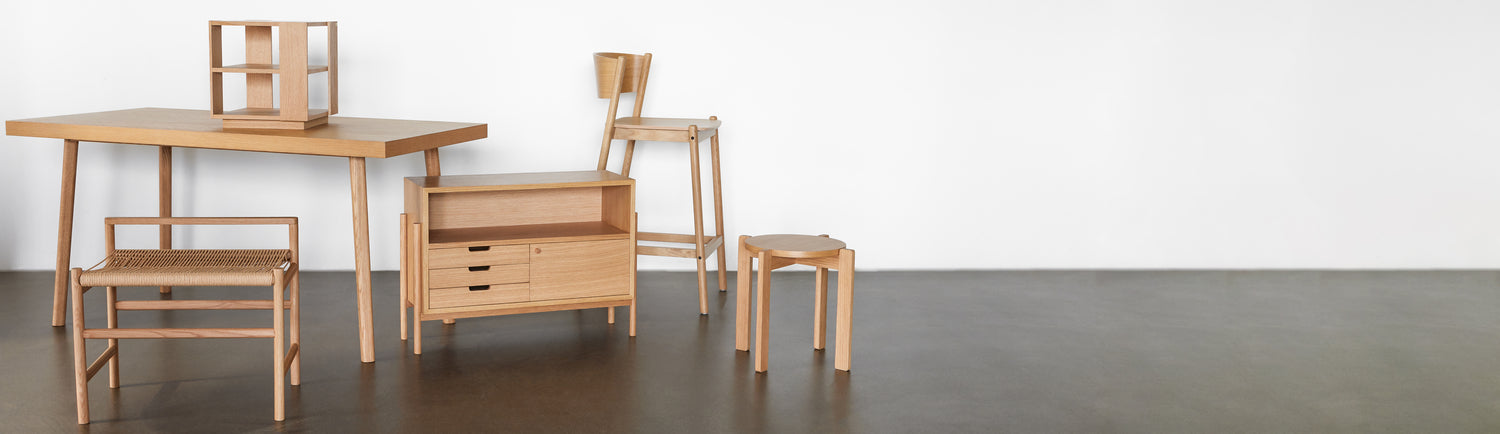 Oblique Barstool Natural - 50x55xh103cm