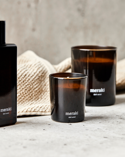 Scented candle, Dark wood, 60 g