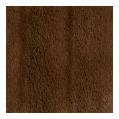 Galena pillow - pillow, imitation fur, brown 45x45 cm