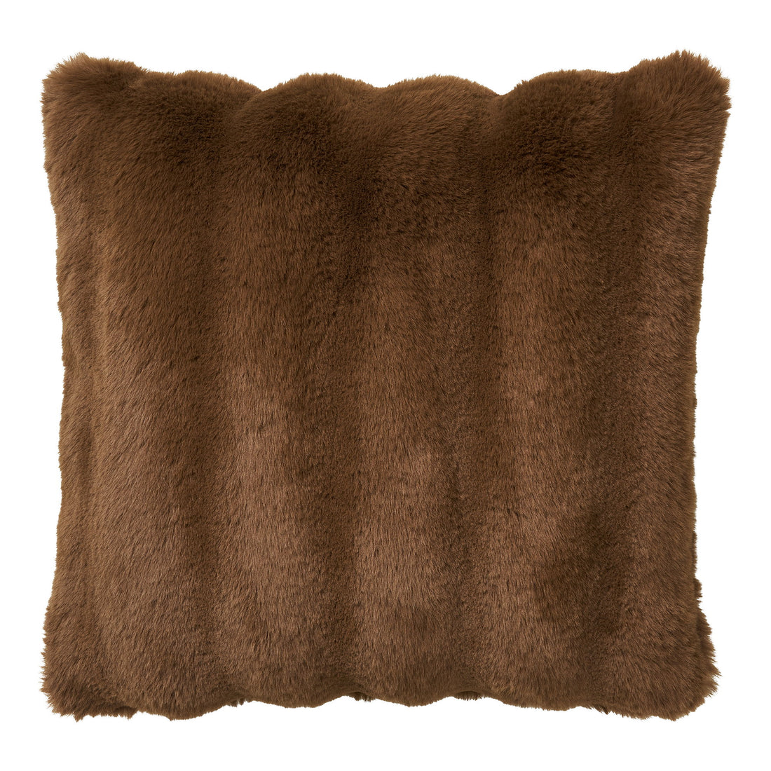 Galena pillow - pillow, imitation fur, brown 45x45 cm