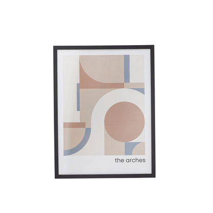 Bloomingville Arches illustration with frame, black, guy