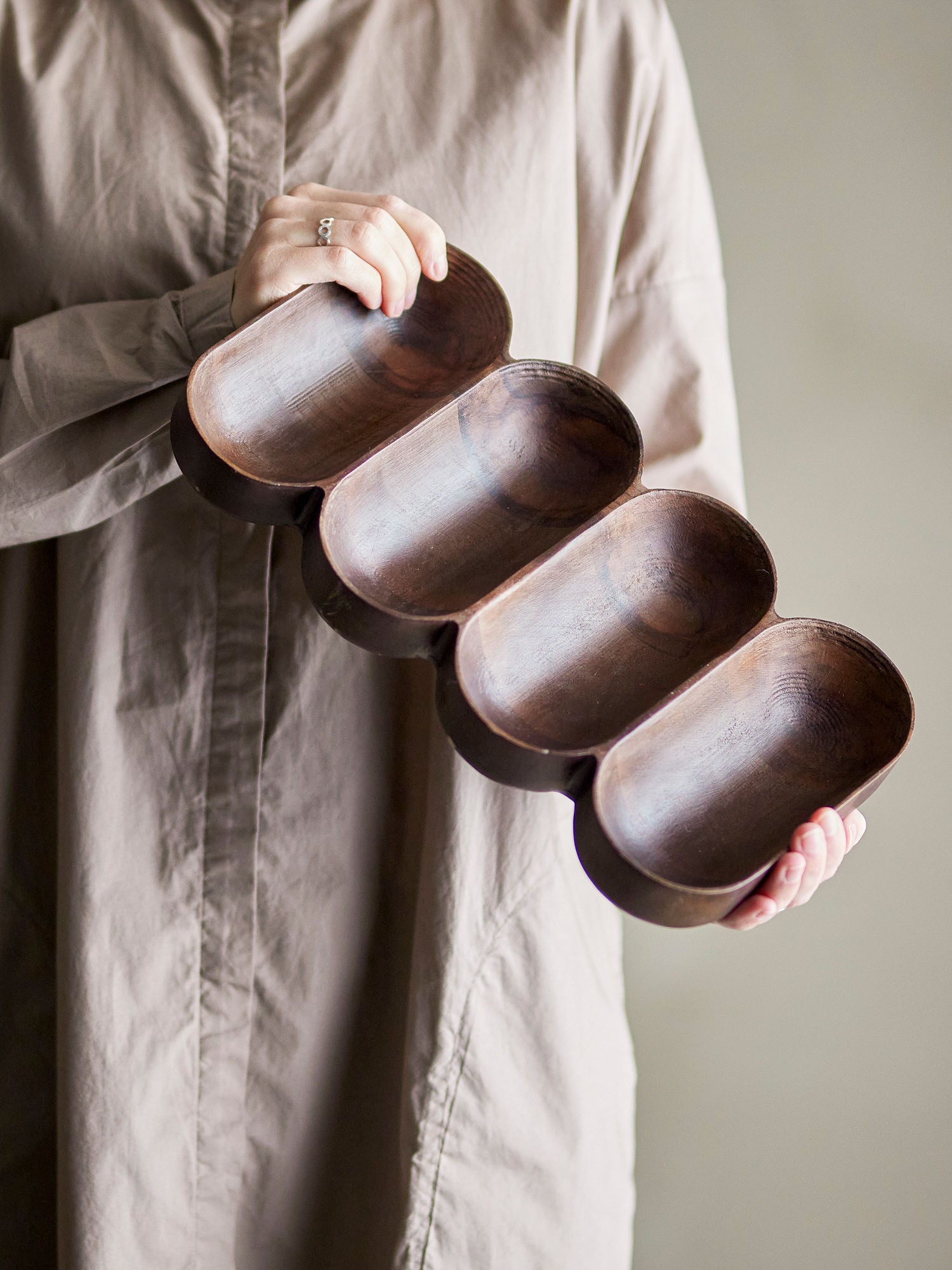 Bloomingville Maluna serving tray, brown, FSC® 100%, Mango