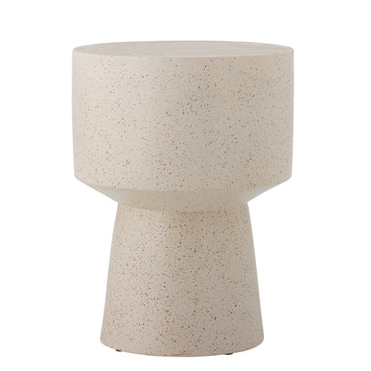 Bloomingville Basso side table, nature, resin