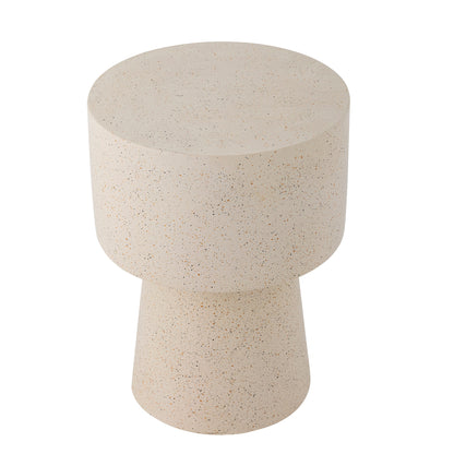 Bloomingville Basso side table, nature, resin