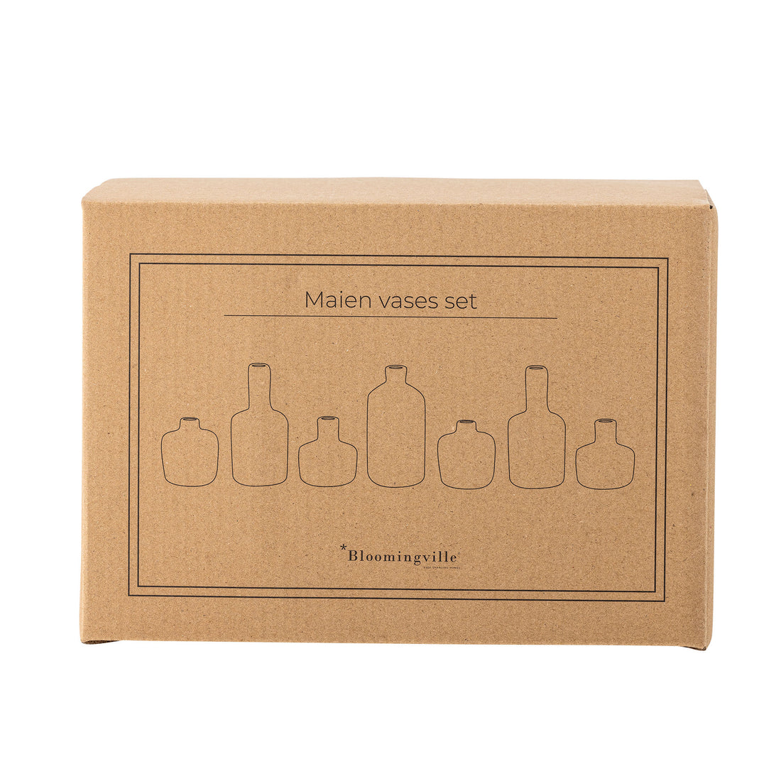 Bloomingville Maien Vase, Brown, Stoneware