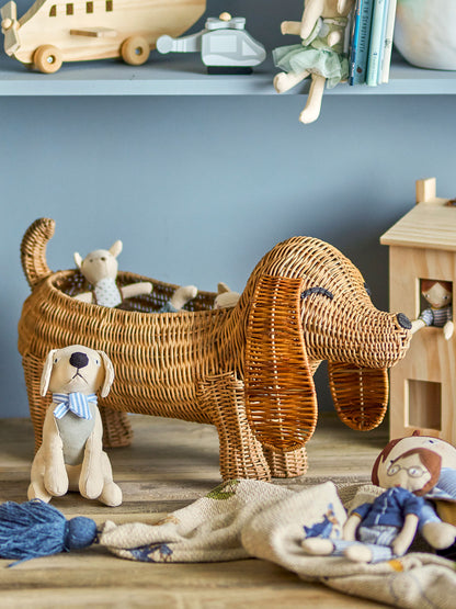 Bloomingville MINI Pallet Basket, Brown, Rattan