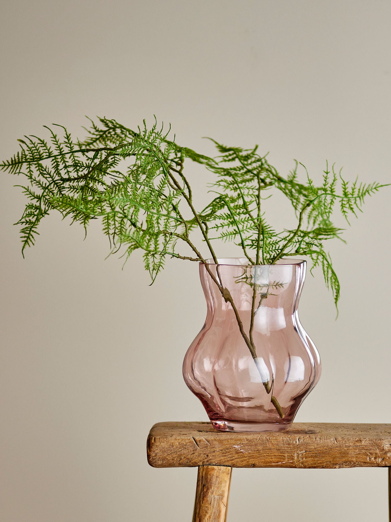 Creative Collection Tava Vase, Rosa, Glass
