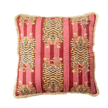 Bloomingville Poirino Cushion, Pink, Cotton