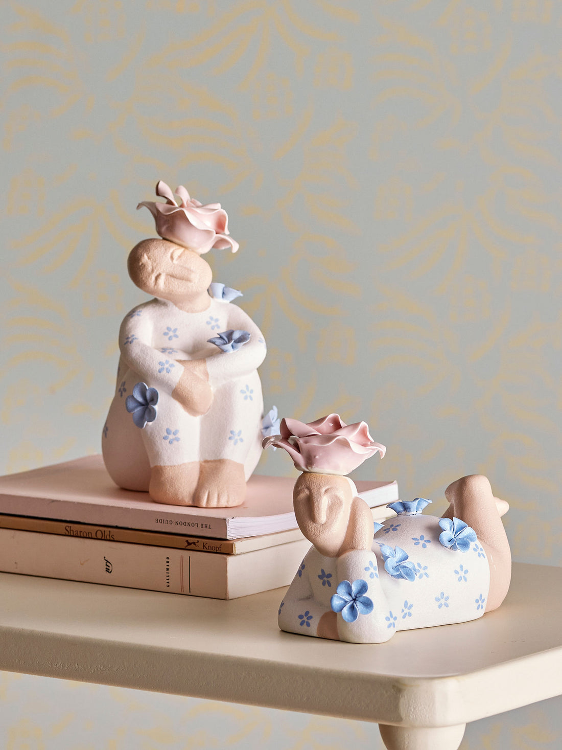 Bloomingville Floriella Deko, Blue, Stoneware