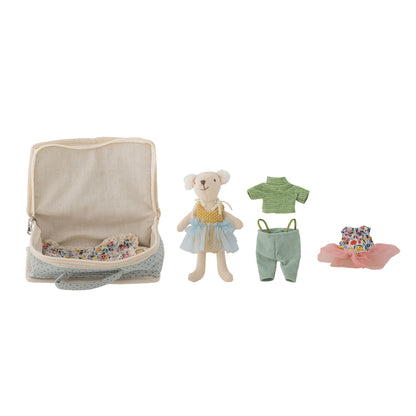 Bloomingville Mini Lara doll, brown, polyester