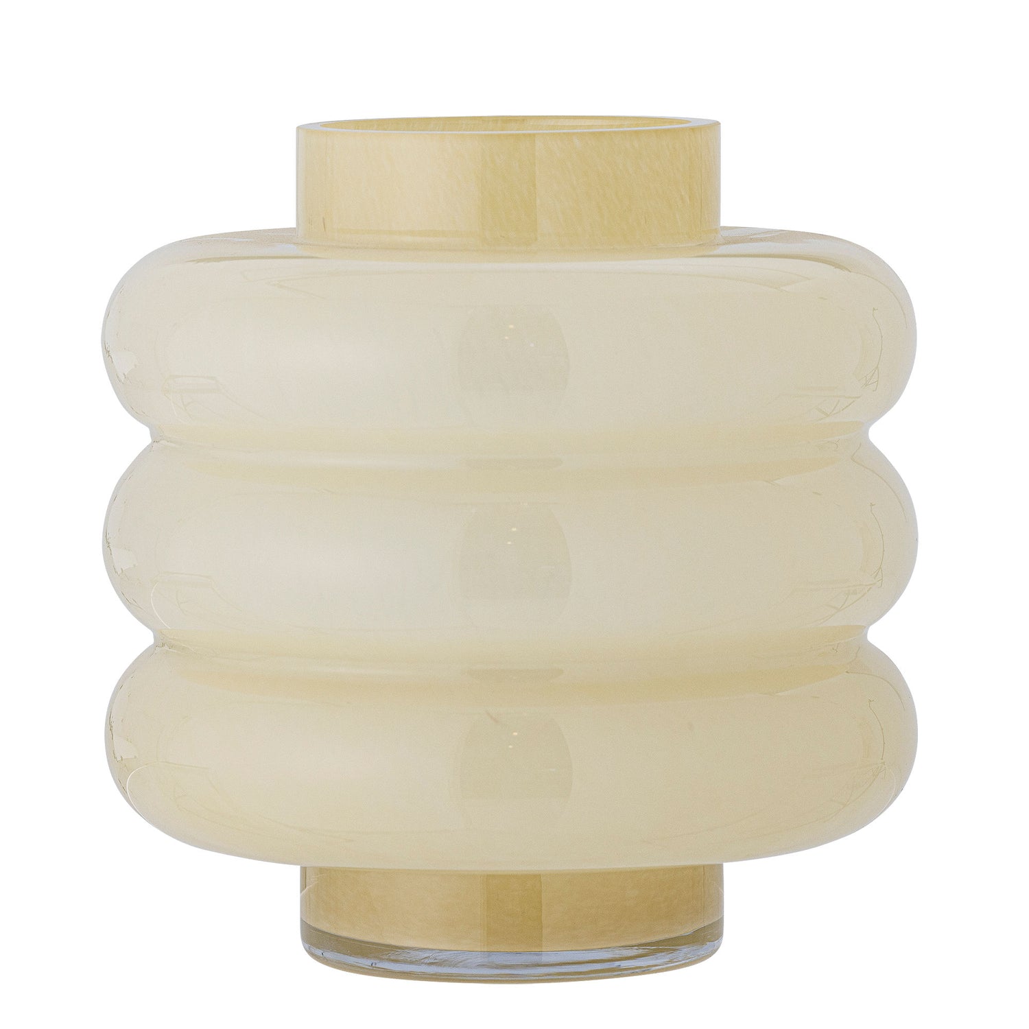 Bloomingville Sahara Vase, Yellow, Glass