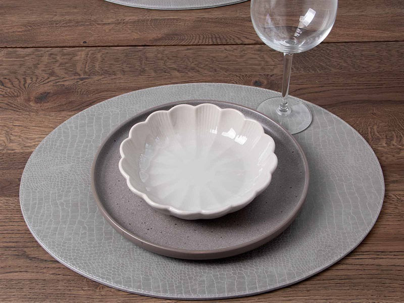 Oval cover wipe // gray hose pattern PU - HARD