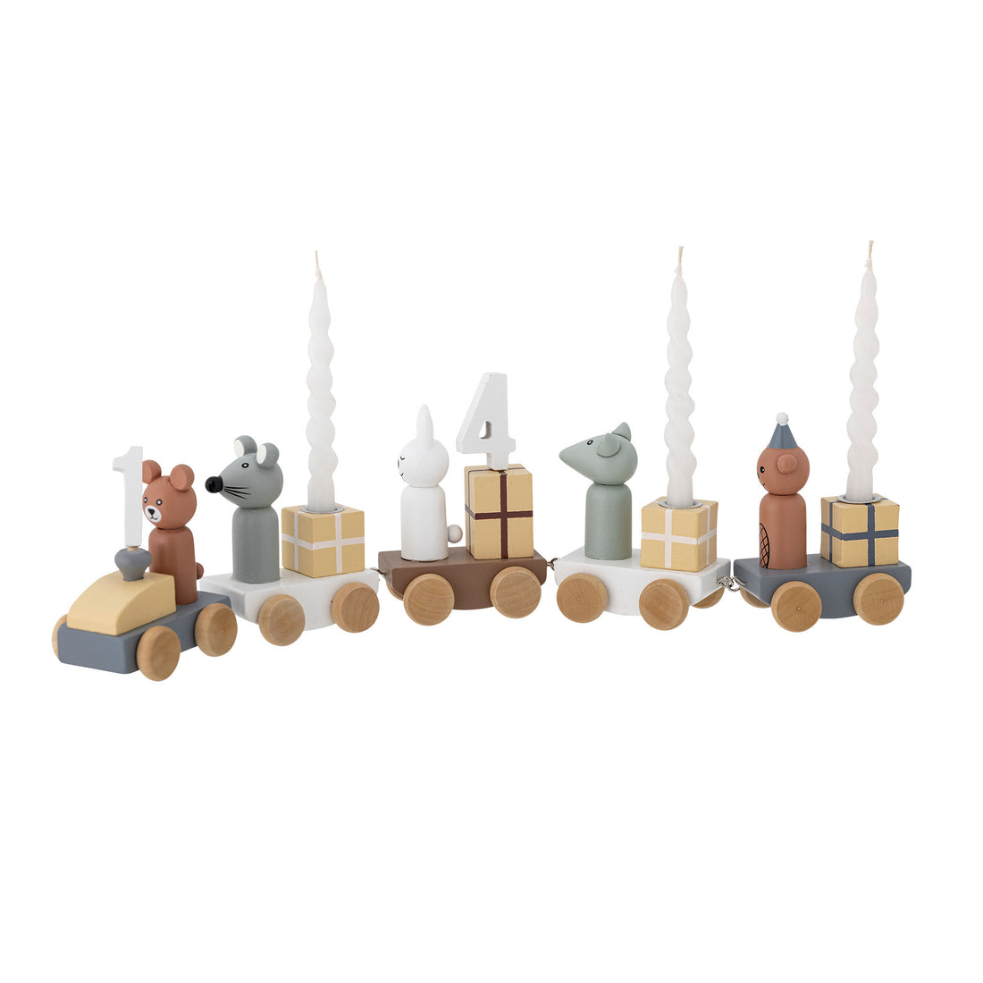 Bloomingville Mini Junaid Birthday Decoration, Brown, FSC®100%, MDF