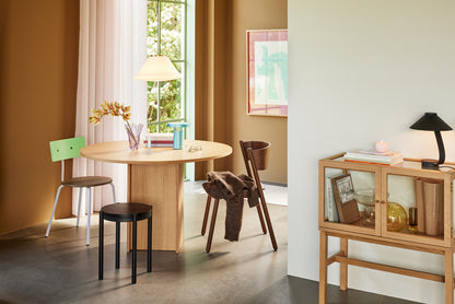 Oblique Dining Chair Brown - 55x51xh80cm