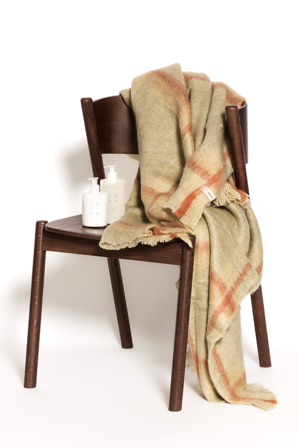 Oblique Dining Chair Brown - 55x51xh80cm