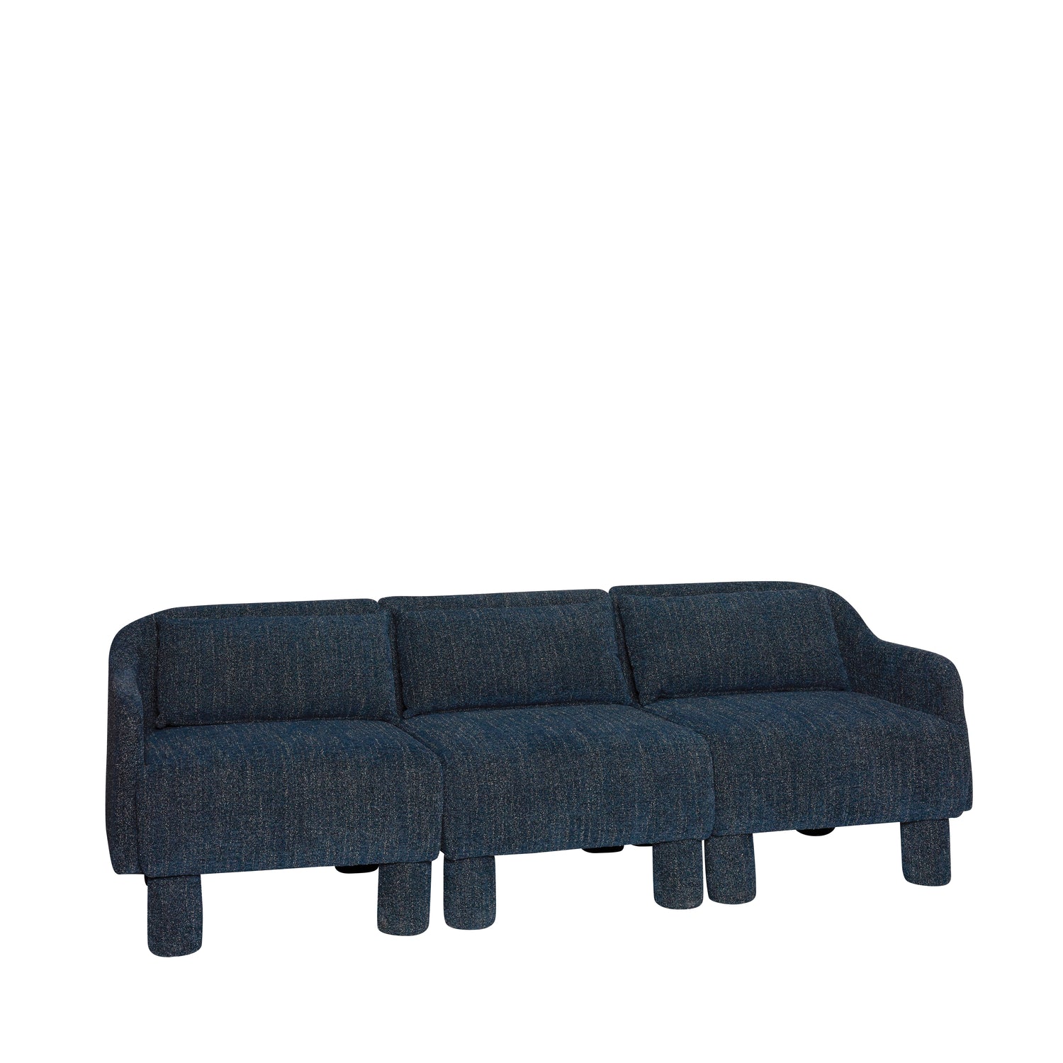 Elegance Sofa Dark Blue - 224x73xH74