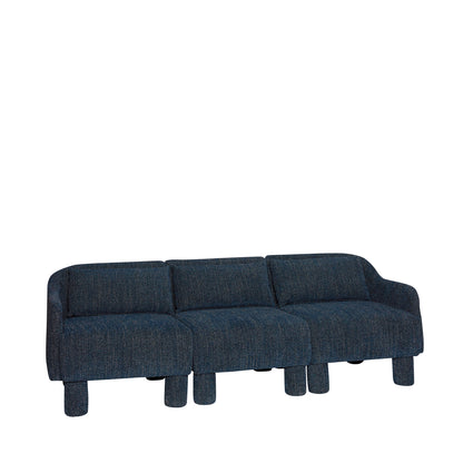 Elegance Sofa Dark Blue - 224x73xH74