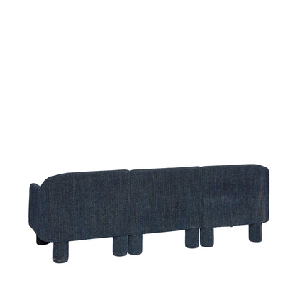 Elegance Sofa Dark Blue - 224x73xH74