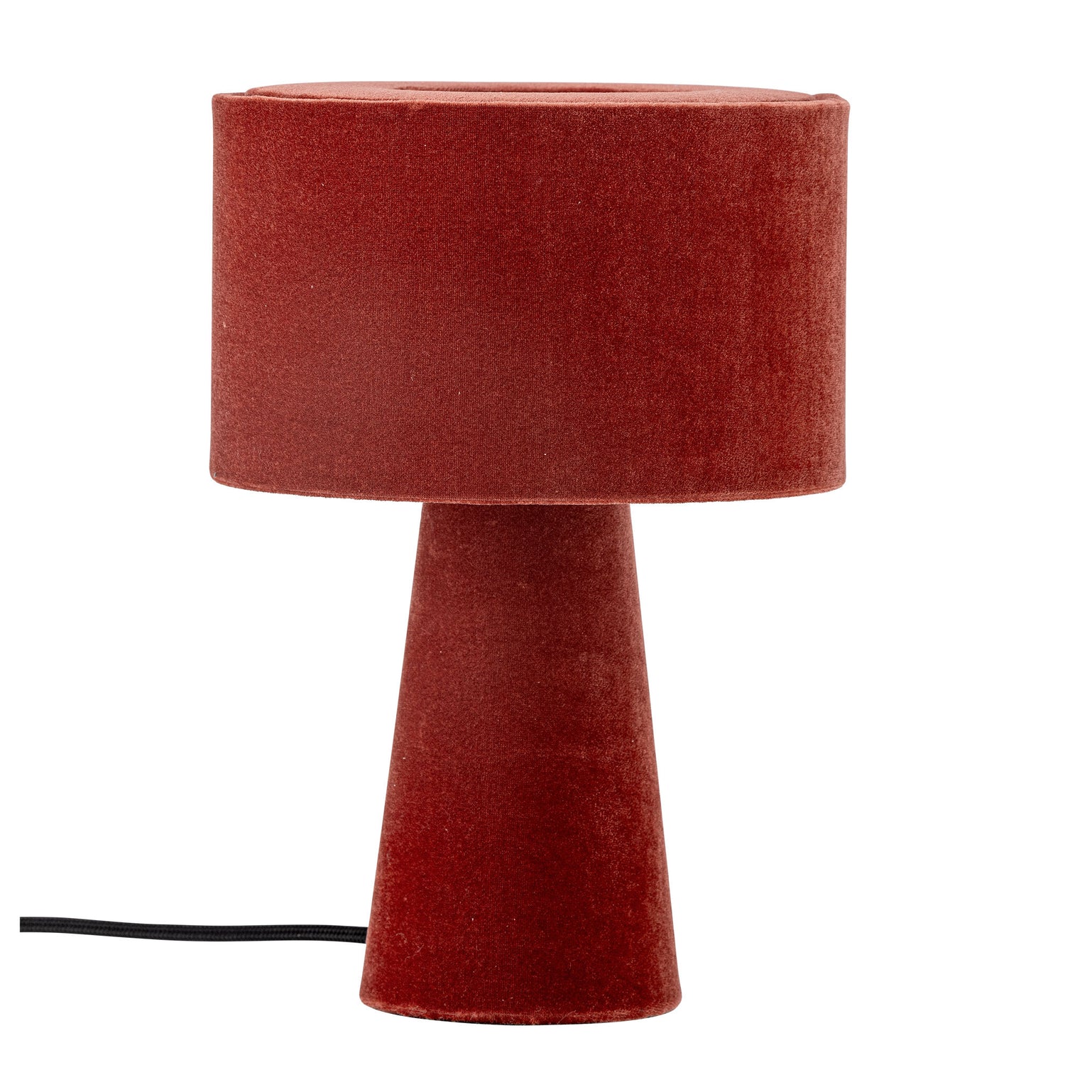 Bloomingville Emmie table lamp, red, polyester